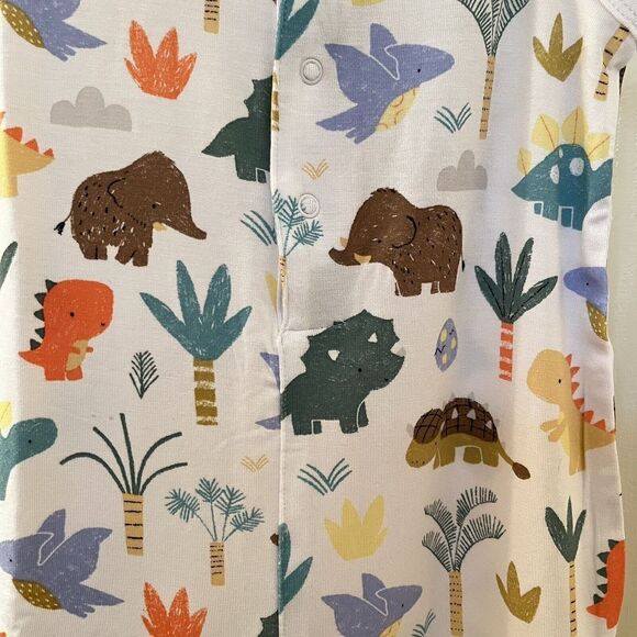 Angel Dear Cute Dino Dinosaur Shortie Romper Bamboo Boys Size 3-6 Months NWT - Picture 5 of 11